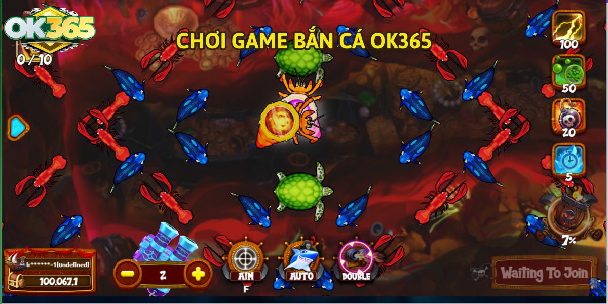 Chơi game bắn cá OK365
